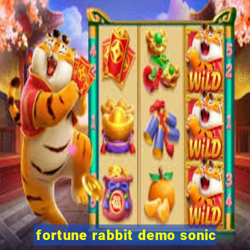 fortune rabbit demo sonic