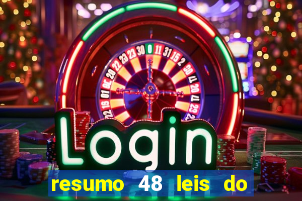 resumo 48 leis do poder pdf