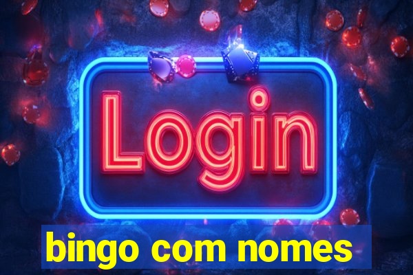 bingo com nomes