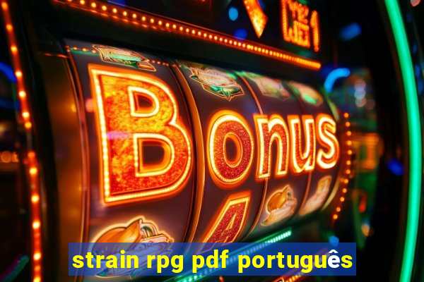 strain rpg pdf português